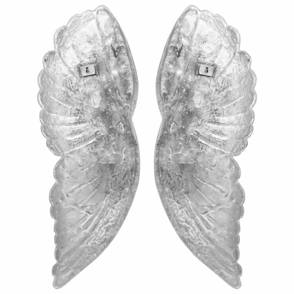 Wings Sculpture Silver 17 x 5 x 59 cm Aluminium